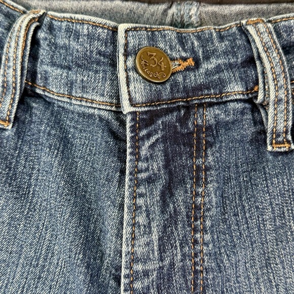 34 Heritage Jeans Mens 35x30 Fits 35x24 Blue Denim Charisma Classic Comfort - Picture 5 of 16